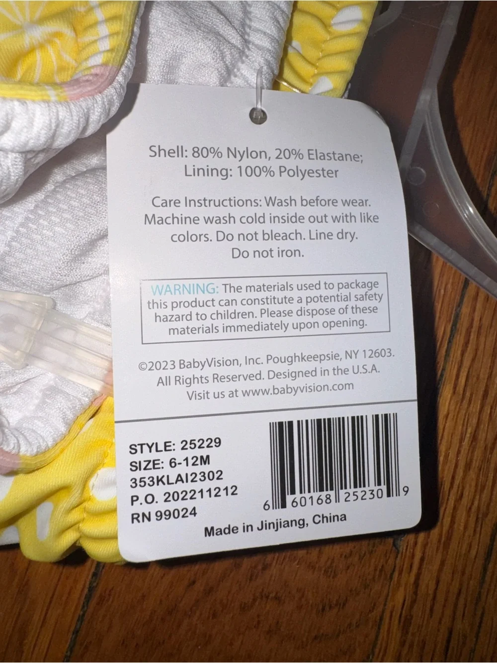 Hudson Baby Swim Diapers (6-12M) NWT